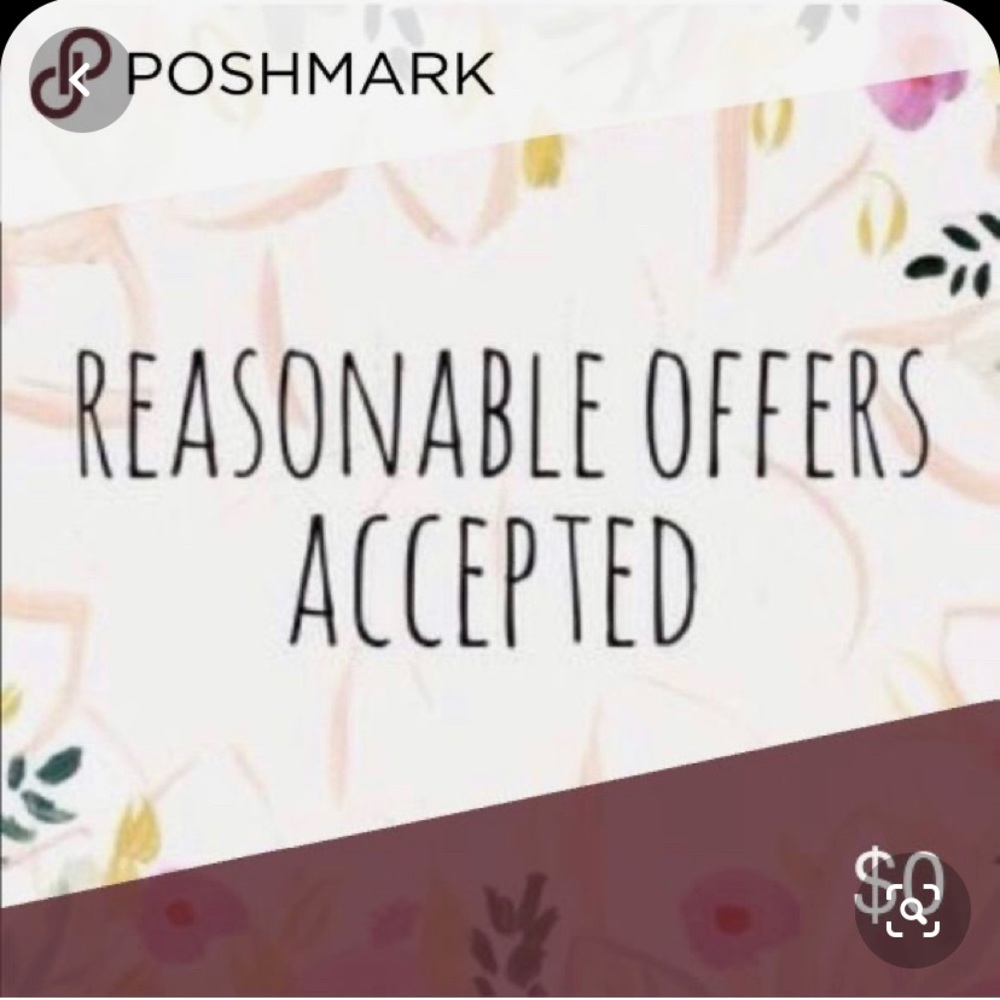 Fee free to make me an reasonable offer!💕